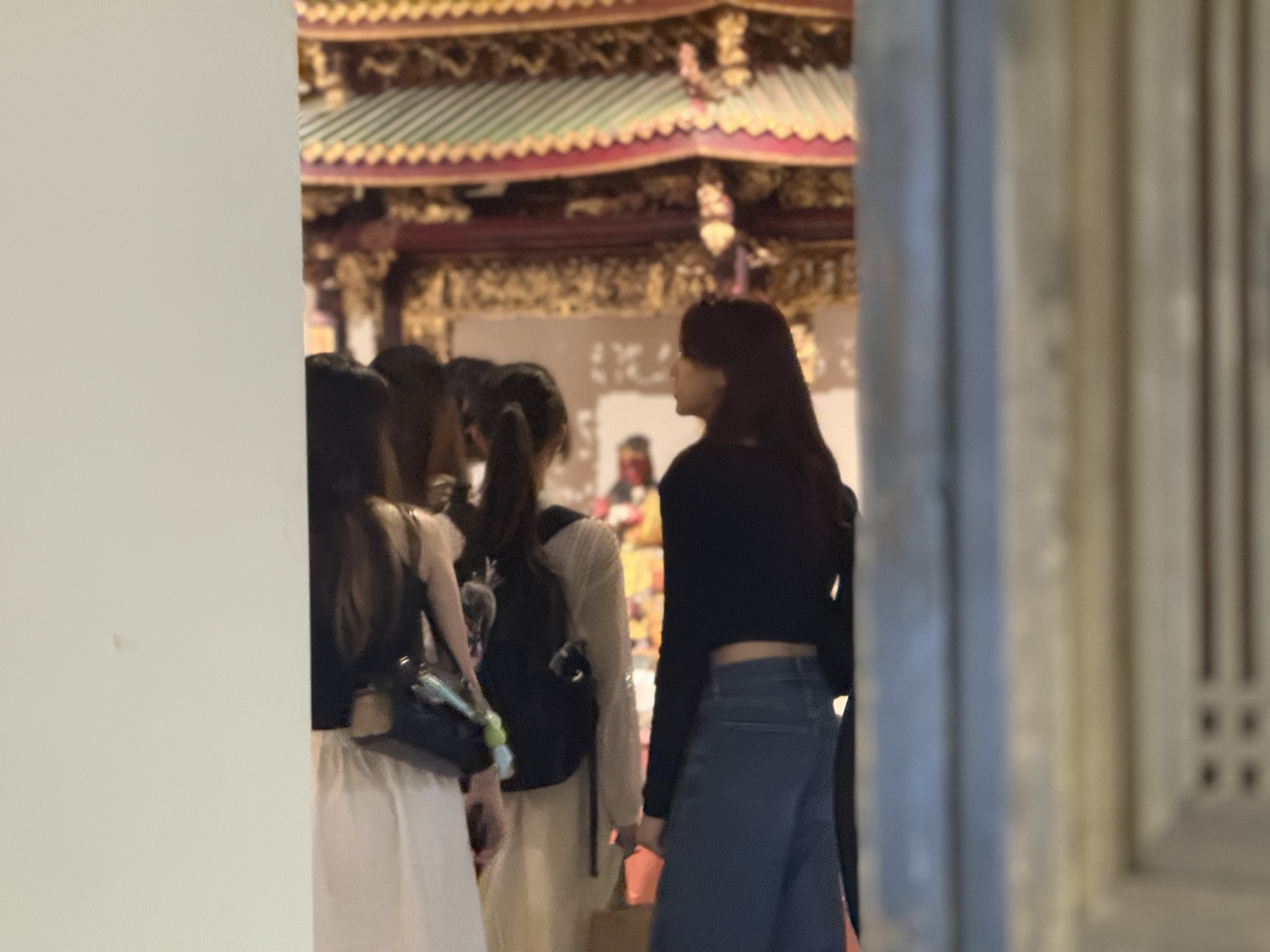 參觀中