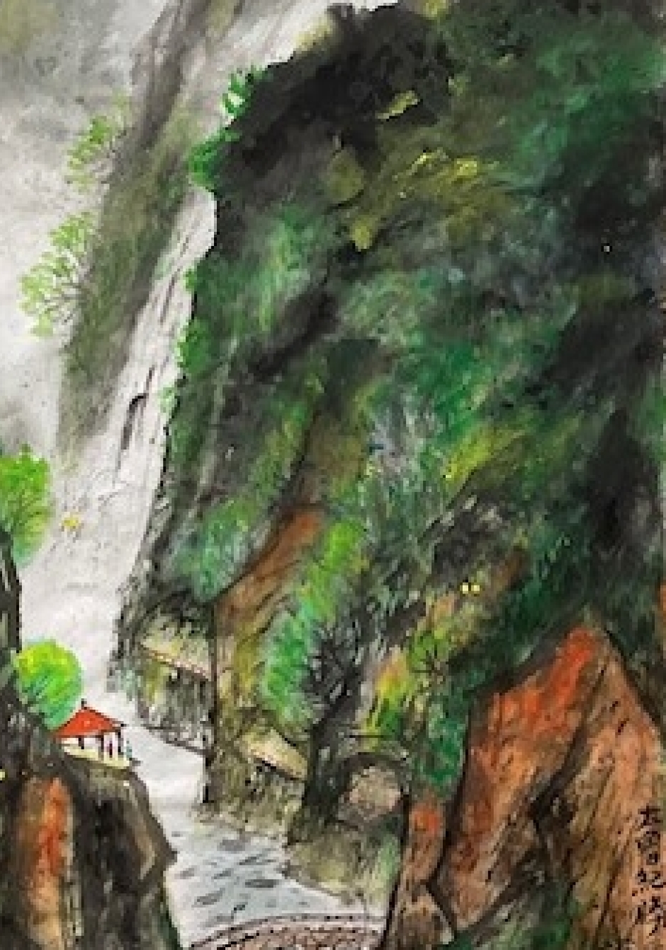 美術碩士班畢業展_欒淞涵山水畫創作個展