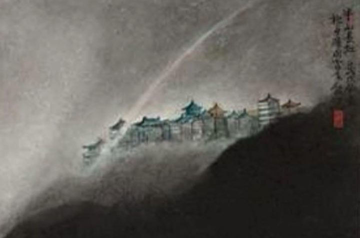 《四十年前的一幅水墨畫》